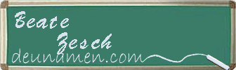 Beate Zesch Visitenkarte